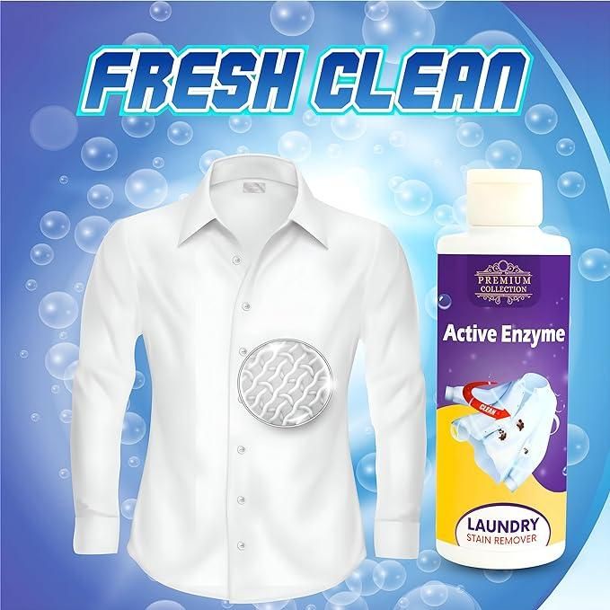 Laundry Stain Remover Active Enzyme Liquid Instant Spot Cleaning 100ml (Pack of 1)